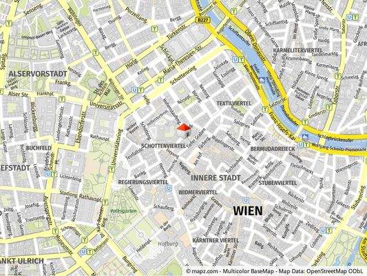 Geolyzer Kartenausschnitt