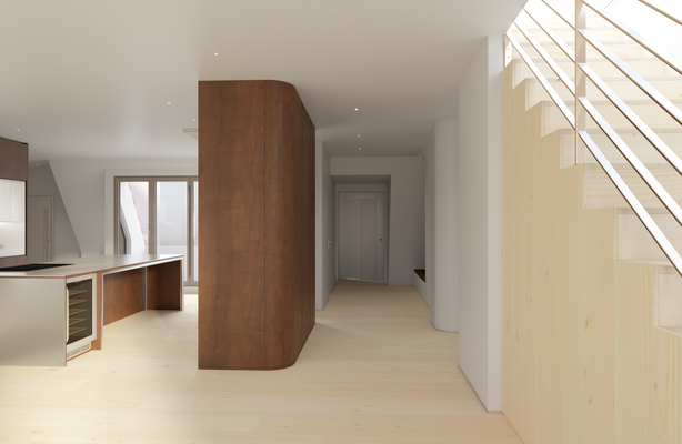 Eingangsbereich mit Aufzug