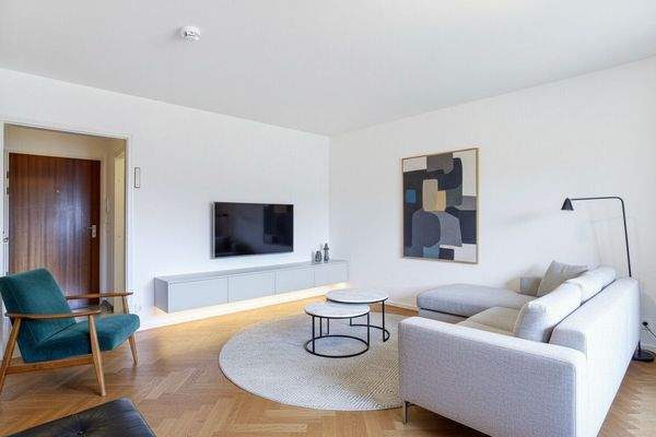 Wohn-/Schlafzimmer Möblierungsvorschlag