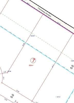 Grundstück Planauschnitt Teifläche 7