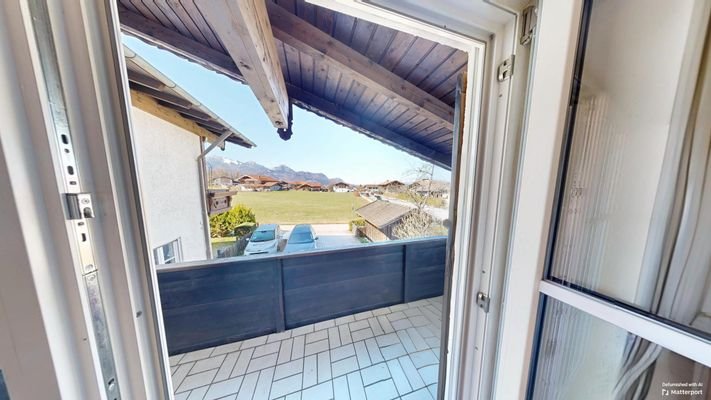 Großer Balkon mit Weitblick 