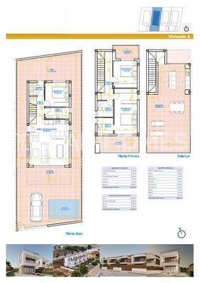 3-Bedroom villas with Private Pools in Pilar de la Horadada