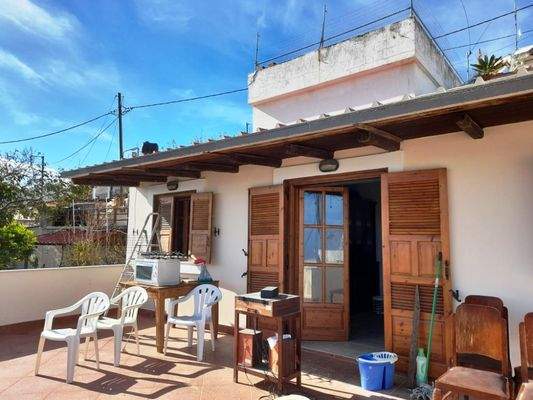 Ostkreta, Chamaizi:Traditionelles Steinhaus mit Meerblick zu verkaufen