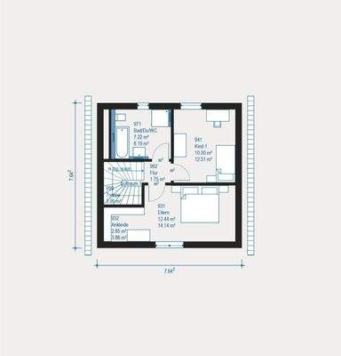 Moderne Familienetage