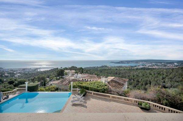 Views from villa in Costa d'en Blanes