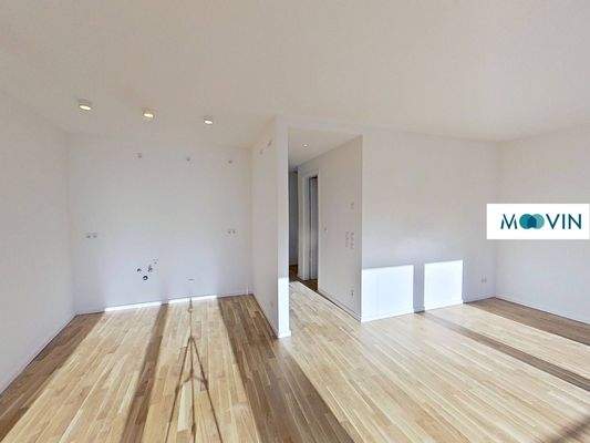 Ansicht V: Wohn- und Essbereich