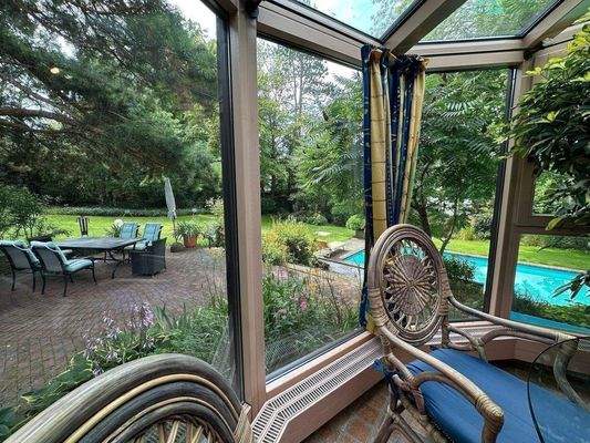 Ausblick Kaminzimmer