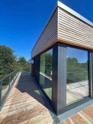 umlaufende Dachterrasse