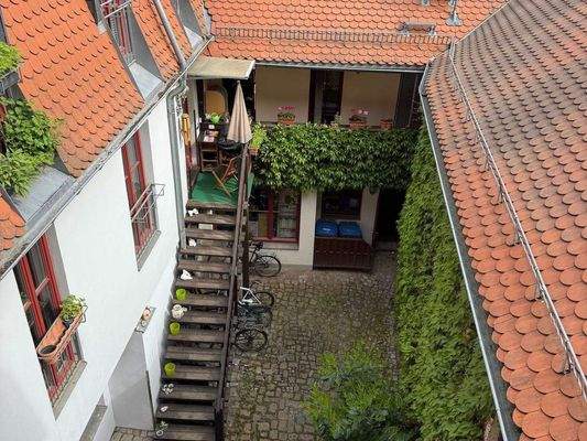 Ansicht in den Innenhof