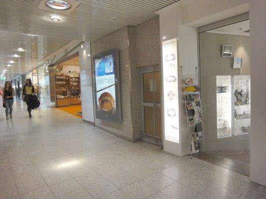 Zugang zum Einkaufszentrum