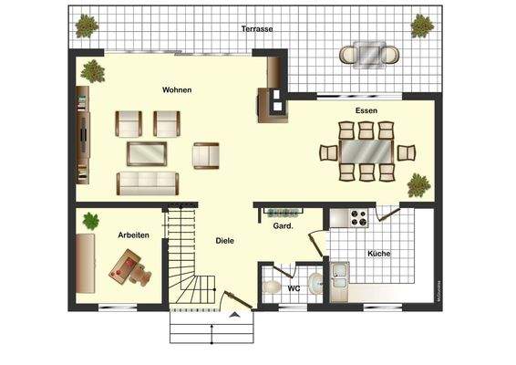 Grundriss Erdgeschoss