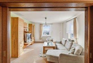 Blick in das Wohnzimmer