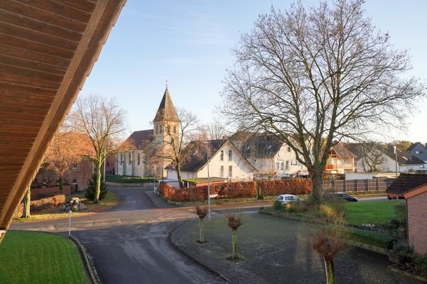 Blick vom Balkon