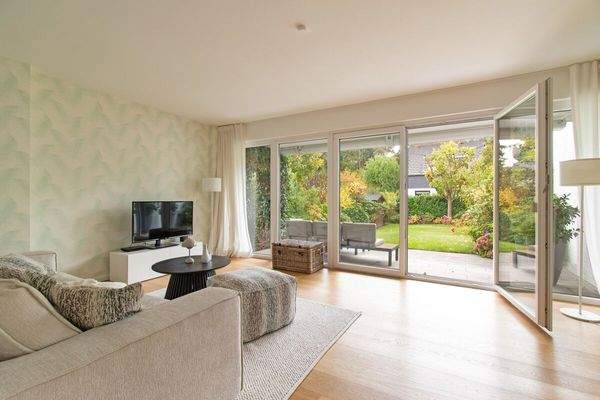 Blick auf die Terrasse