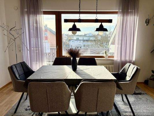 Essecke mit Aussicht Dachgeschoss