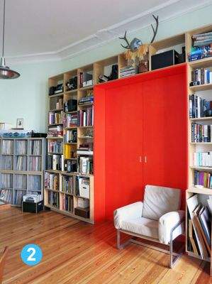 Loggiazimmer mit Riemenboden 