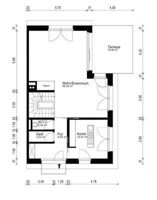 Grundriss Erdgeschoss