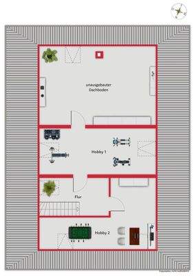 Grundriss Dachgeschoss