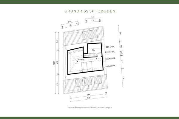 Grundriss Spitzboden