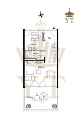 Grundriss WE06.04 Maisonette