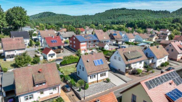 Hausansicht mit Umgebung Fischbach