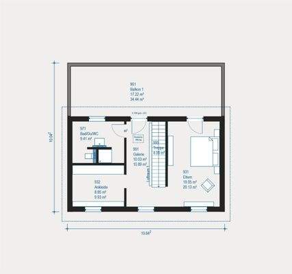 Grundriss Dachgeschoss