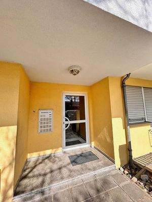 Geschützter Hauseingang