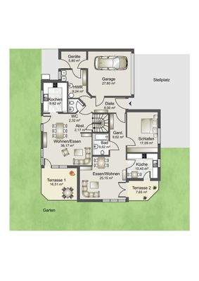 Grundriss Erdgeschoss