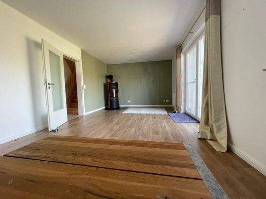 Blick Richtung Kaminofen