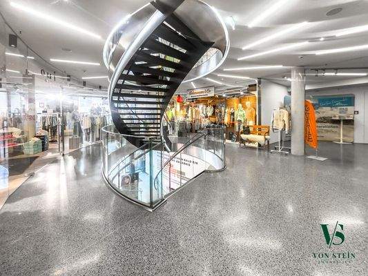 Blick aus Geschäfstlokal