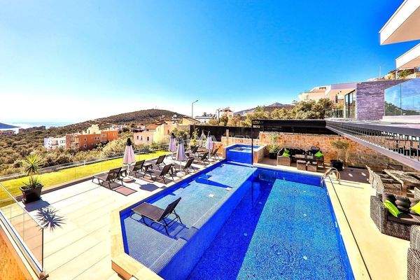 Pool Villa with Uninterrupted Sea View in Kaş Kalkan