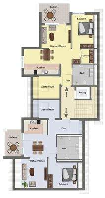 Geschossgrundriss DG Probe 1