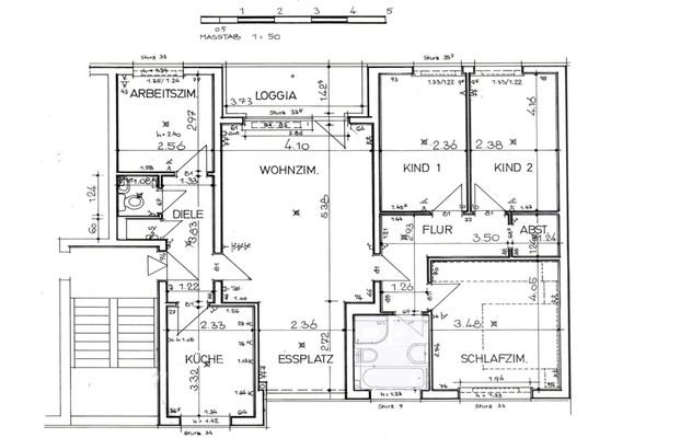 Aufmaß Wohnung Parterre rechts 24.09.2024