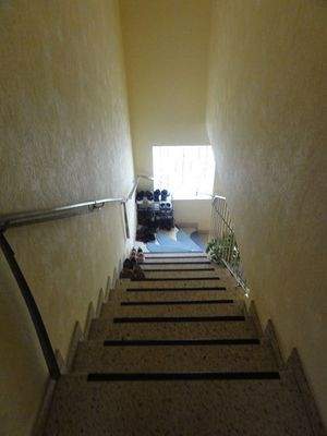 Treppenaufgang zur Wohnung