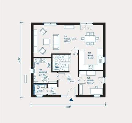 Modernes Einfamilienhaus