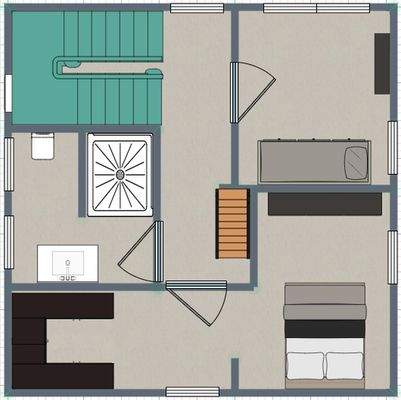 Obergeschoss Hauptwohnung