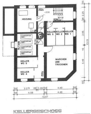 Grundriss Kellergeschoss
