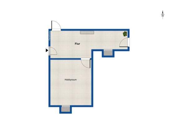 Grundriss Hobbyraum