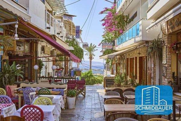 Kreta - Restaurant mit Zimmer und Laden im Herzen von Agia Galini