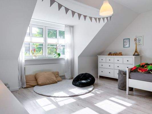 Flexible Raumgestaltung für Familie, Beruf und Gäste im
2. Obergeschoss