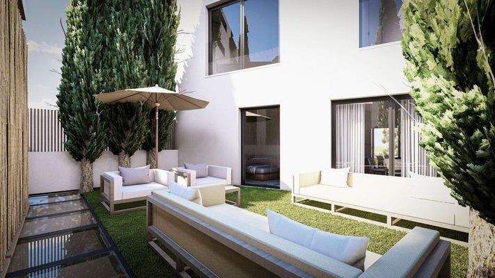 Modernes Haus mit unverbaubarem Blick zu verkaufen in Génova, Palma, Mallorca