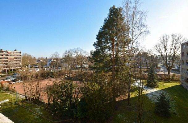 Die Aussicht aus dem Wohnzimmer