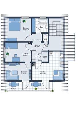 GRUNDRISS OBERGESCHOSS