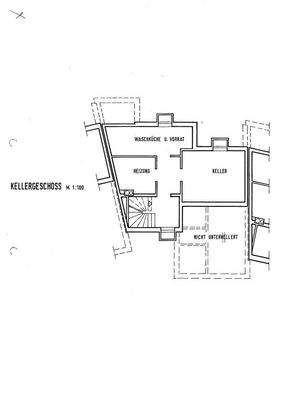 Grundriss Keller