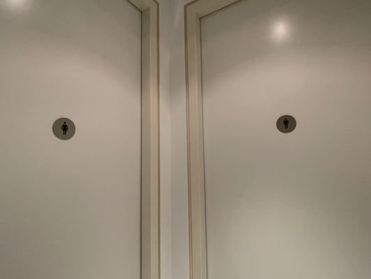 getrennte WC´s