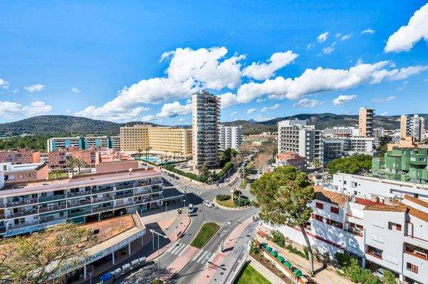Views from studio apartment in Magaluf