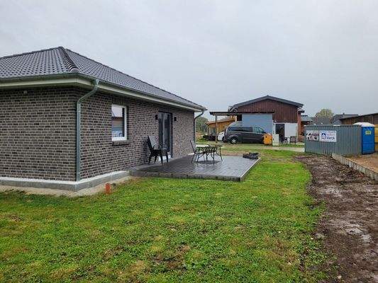 Blick auf die Terrasse