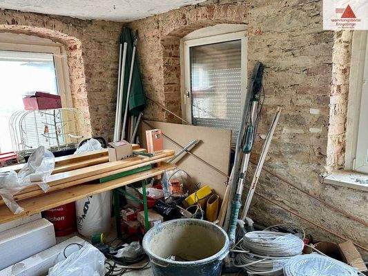 Rohbau im Erdgeschoss