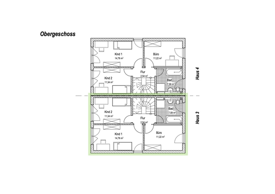 OG Grundrisse DHH_Haus 3