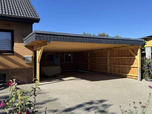 neues Doppelcarport